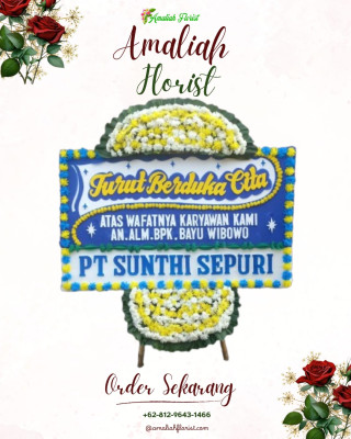 Papan Bunga Duka di Manggarai Selatan