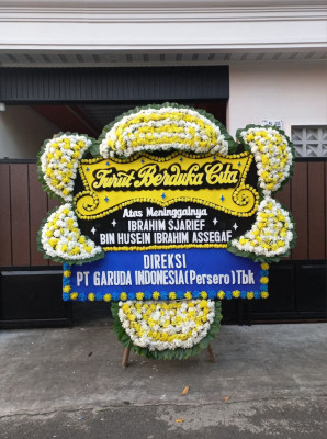 Papan Bunga Duka di Manggarai Selatan