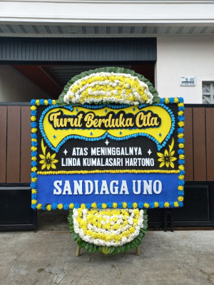 Papan Bunga Duka di Manggarai Selatan